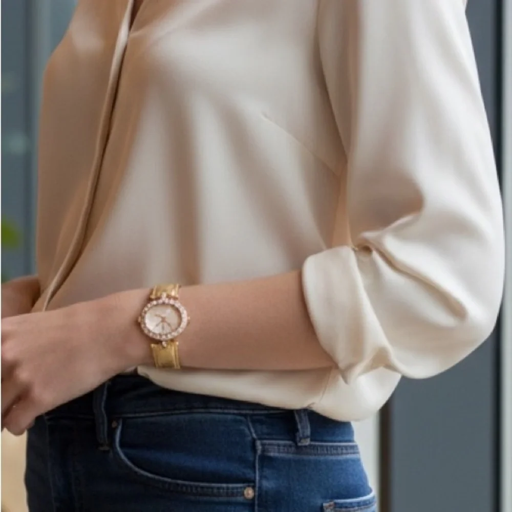 NWOT Bundle Strada Elegant Gold and Silver Watch Duo
